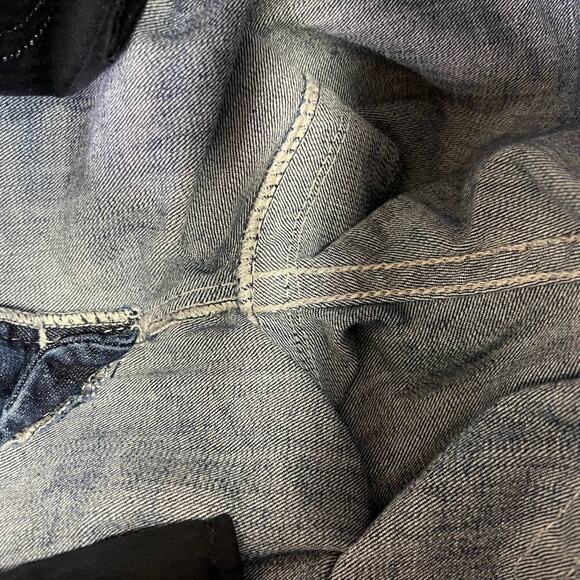 Miss Me Women's Jeans Size 29 (8) Mid Rise Boot Fleur De Lis Biker Moto Bling - Picture 14 of 14